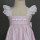 Latest Fancy summer pink stripe baby girl dresses